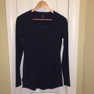 Athleta navy blue long sleeve | Size S